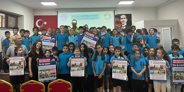 Bursa Büyükşehir’den çocuklara haşereyle mücadele eğitimi