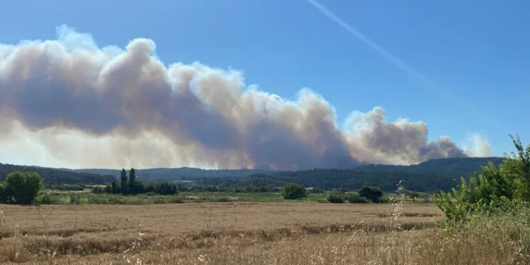 Çanakkale yangınında Anafartalar köyü boşaltıldı