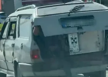 Bursa’da tehlikeli yolculuk kamerada