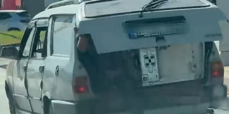 Bursa’da tehlikeli yolculuk kamerada