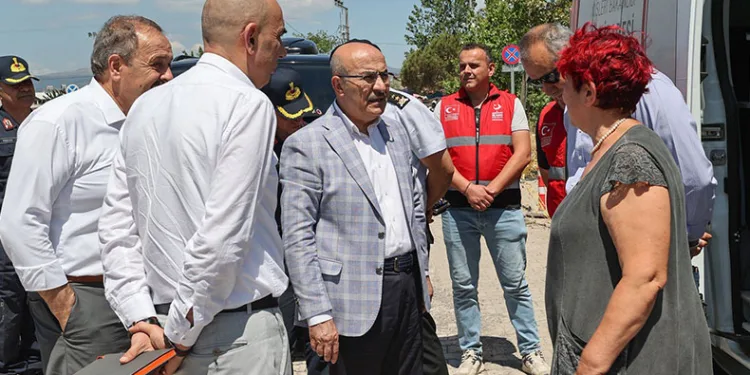Kumsaz’da mobil göç denetimi