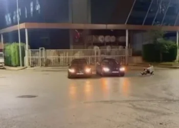 50 bin lira drift cezası yiyince, bisikletle drift attı