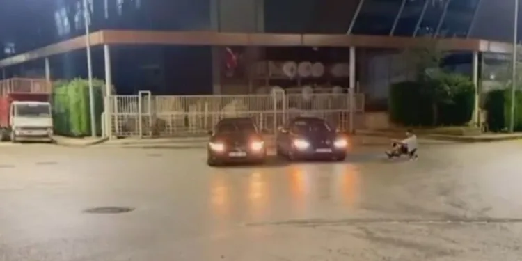50 bin lira drift cezası yiyince, bisikletle drift attı