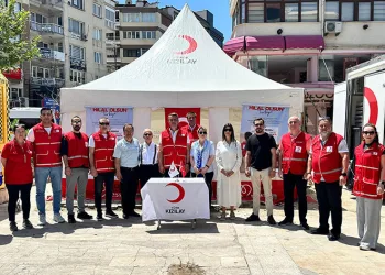 Türk Kızılay kurban bağış standı açıldı