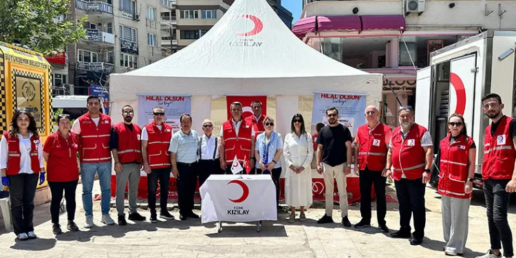 Türk Kızılay kurban bağış standı açıldı
