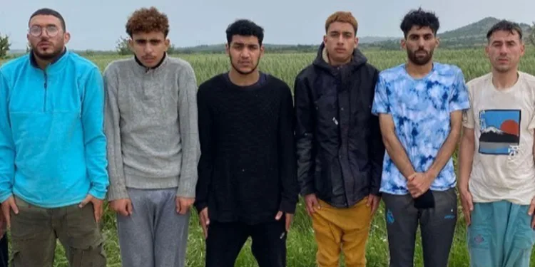 Bulgaristan sınırında 9 göçmen yakalandı