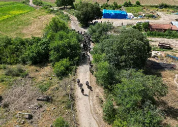 Tokat’ta Afrika belgesellerini andıran görüntüler