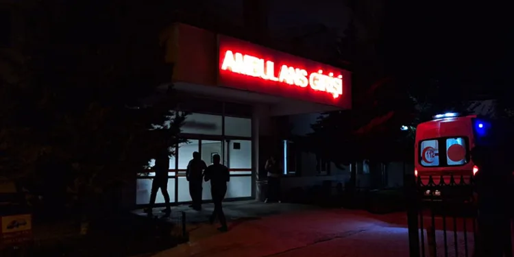 Kontrolden çıkan sepetli motosiklet devrildi