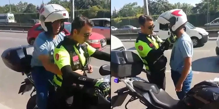 Motosikletli sınav timine büyük alkış