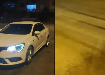 15 metrekarelik alana yağan yağmur şaşırttı