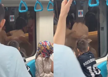 Maltepe Marmaray’da kadınlar kavga etti