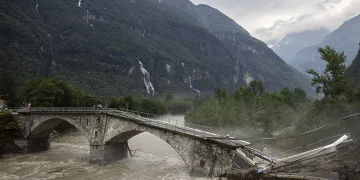 İsviçre’de heyelan ve sel