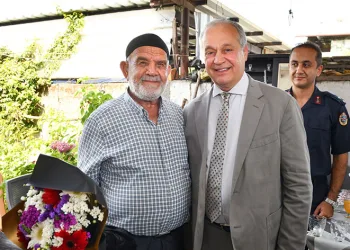 Başkan Erdem’den şehit ailesine ziyaret