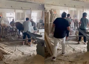 Sahibinin elinden kaçarak,  sanayiyi birbirine kattı
