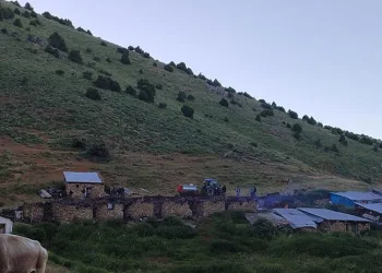 Soba yayla evlerini kül etti