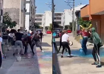 Damada boyalı işkence