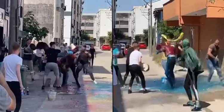 Damada boyalı işkence