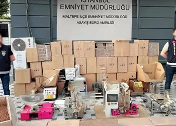Maltepe’de kaçak makaron operasyonu