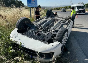 Bu araçtan burunları bile kanamadan çıktılar