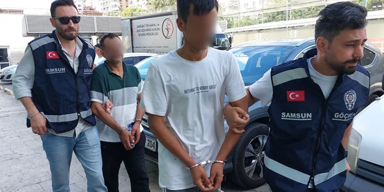 Samsun’da göçmen kaçakçılığı operasyonu