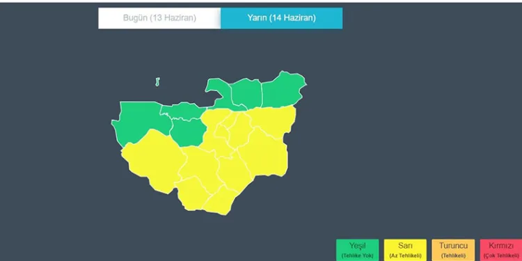 Meteorolojiden Bursa için son dakika uyarısı
