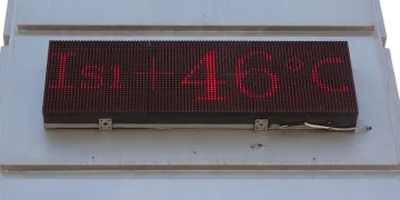 Termometreler 46 dereceyi gösterdi