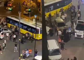 İstanbul’da mahallenin karıştığı “gürültü” kavgası kamerada