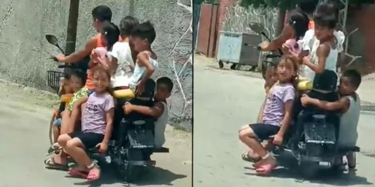 8 çocuk elektrikli motosikletle firarda