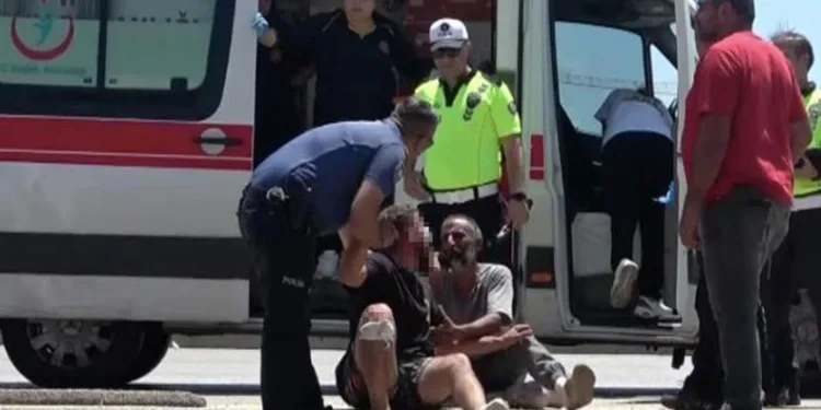 Kazayı duyan baba fenalık geçirdi
