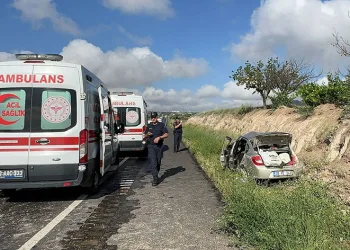 Sınava giderken kaza geçirdi