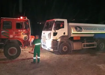 Osmangazi’den Yangın Söndürme Çalışmalarına Destek
