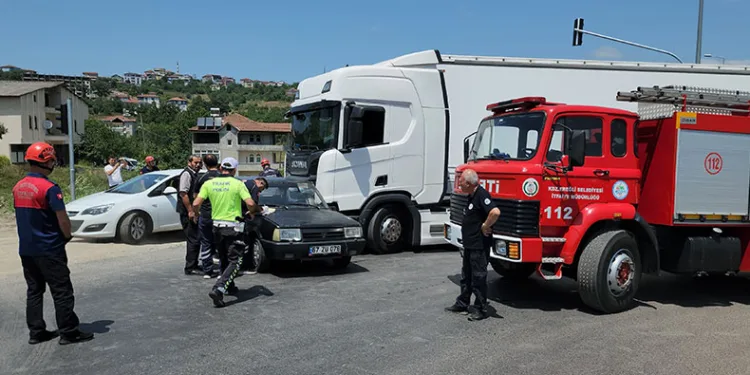 Karadeniz Ereğli’de trafik kazası
