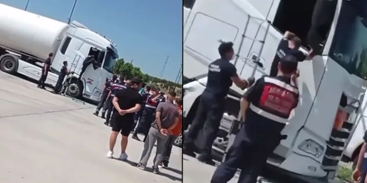 Tır şoförü sevkiyat yaparken öldü