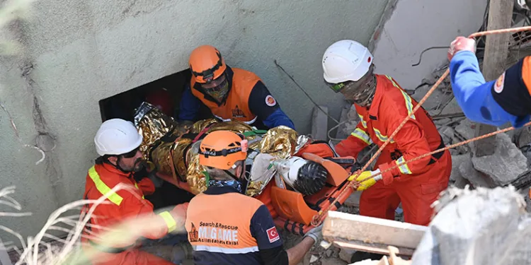 Bursa’da deprem gibi tatbikat