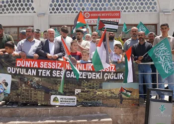 Şırnak’ta İsrail’e tepki