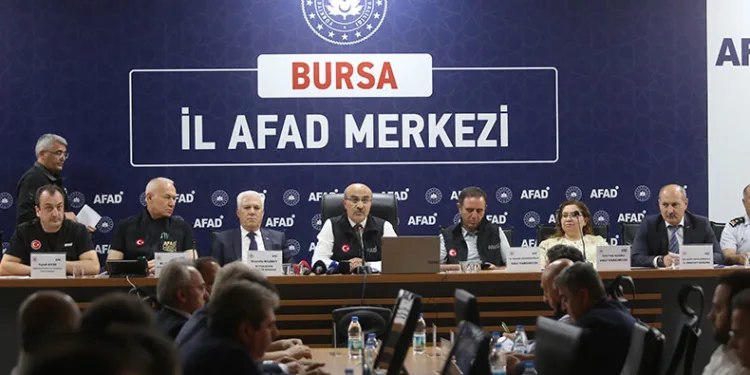 Bursa’da 6,7 büyüklüğünde deprem tatbikatı