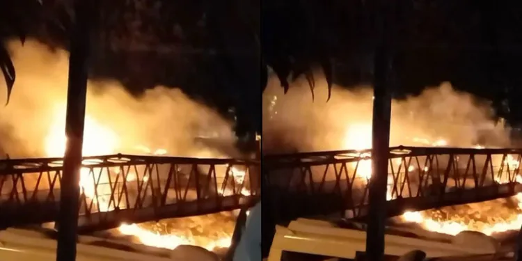 Bursa’da çocukların attıkları torpil yangın çıkardı