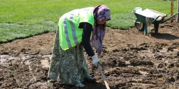 Solaklar Köprülü Kavşağı’na kadın eli değdi