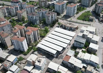 Bağlaraltı Pazar Alanı’nda son rötuşlar