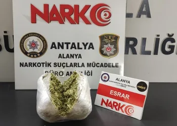 Alanya’da narkotik operasyonu
