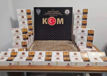 Yalova’da 90 bin 200 adet makaron ele geçirdi