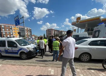 Konya’da otomobil ile motosiklet çarpıştı