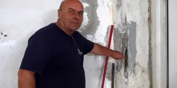 Bahçelievler’de kolonları patlayan iş yeri sahibinin kiracısından akıl almaz isteği “Çatlakları sıvayıp boyayın”