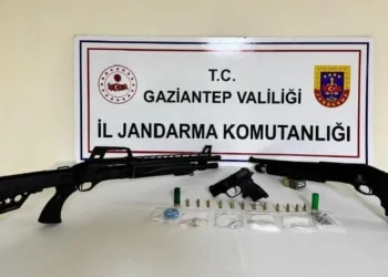 Gaziantep’te 35 adet ruhsatsız silah ele geçirildi