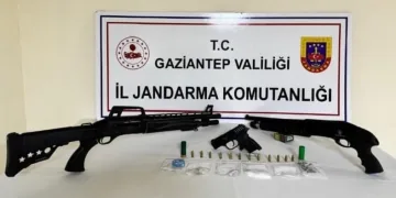 Gaziantep’te 35 adet ruhsatsız silah ele geçirildi