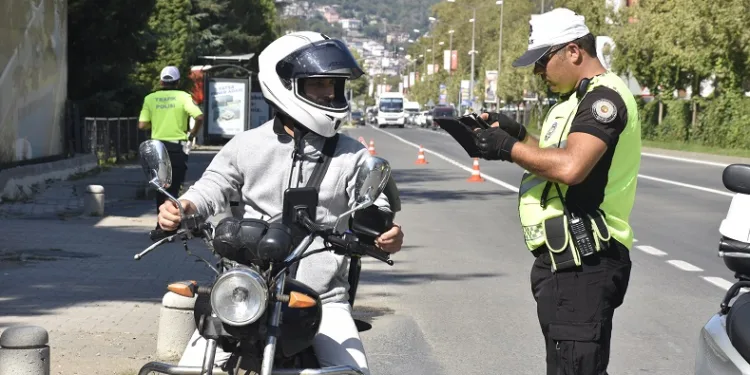 Ordu’da bir haftada yaklaşık 14 bin araç ve sürücüsü denetlendi