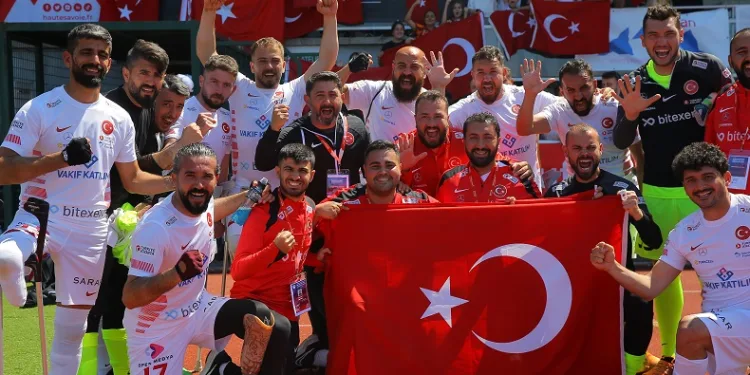 Ampute Milli Takımı, namağlup çeyrek finalde