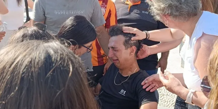 Yayaya çarpan motosiklet sürücüsü gözyaşlarını tutamayıp ağlama krizine girdi