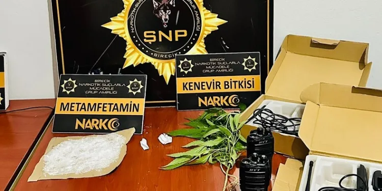 Birecik’te uyuşturucu operasyonu