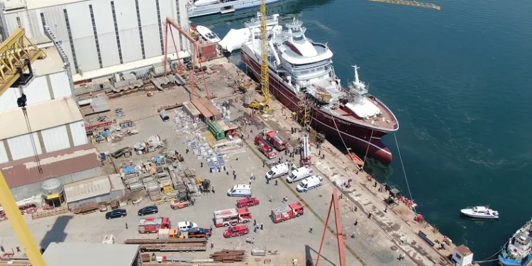 Tersanedeki gemi yangını faciasından acı haber geldi